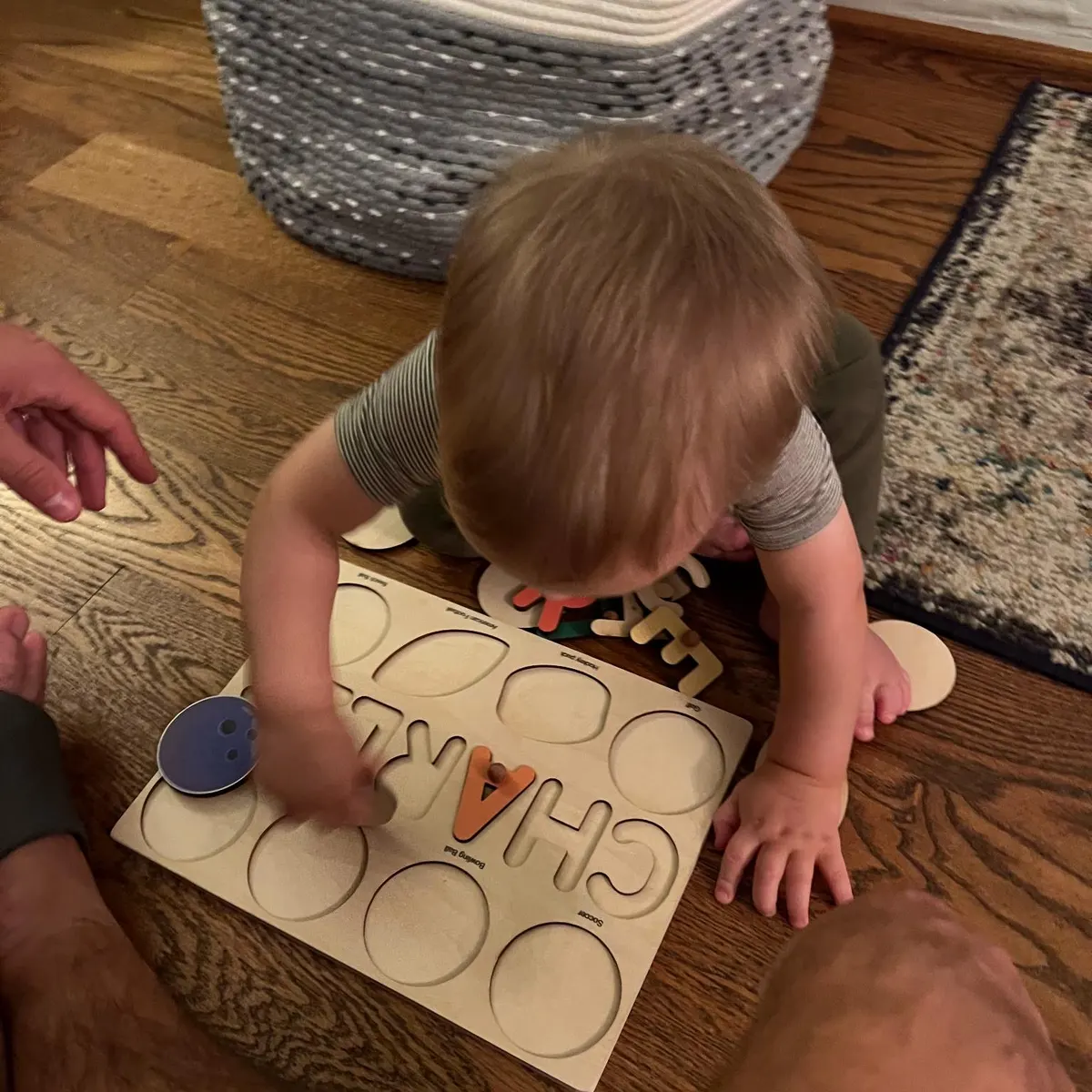 Sports Theme - Wooden Montessori Name Puzzle photo review