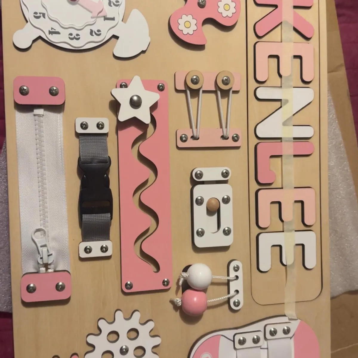 All-in-One – Wooden Montessori Busy Board photo review