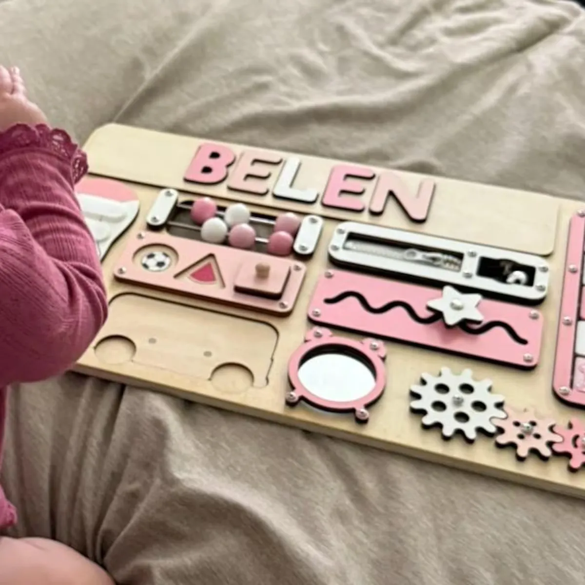 Bus Adventure – Wooden Montessori Busy Board photo review