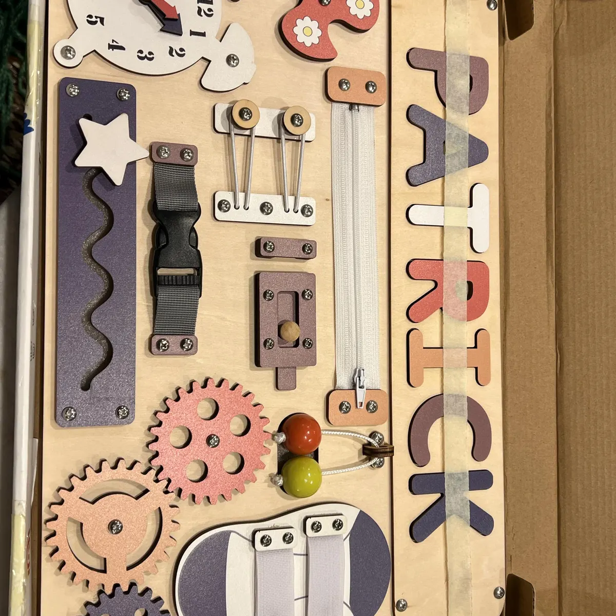 All-in-One – Wooden Montessori Busy Board photo review