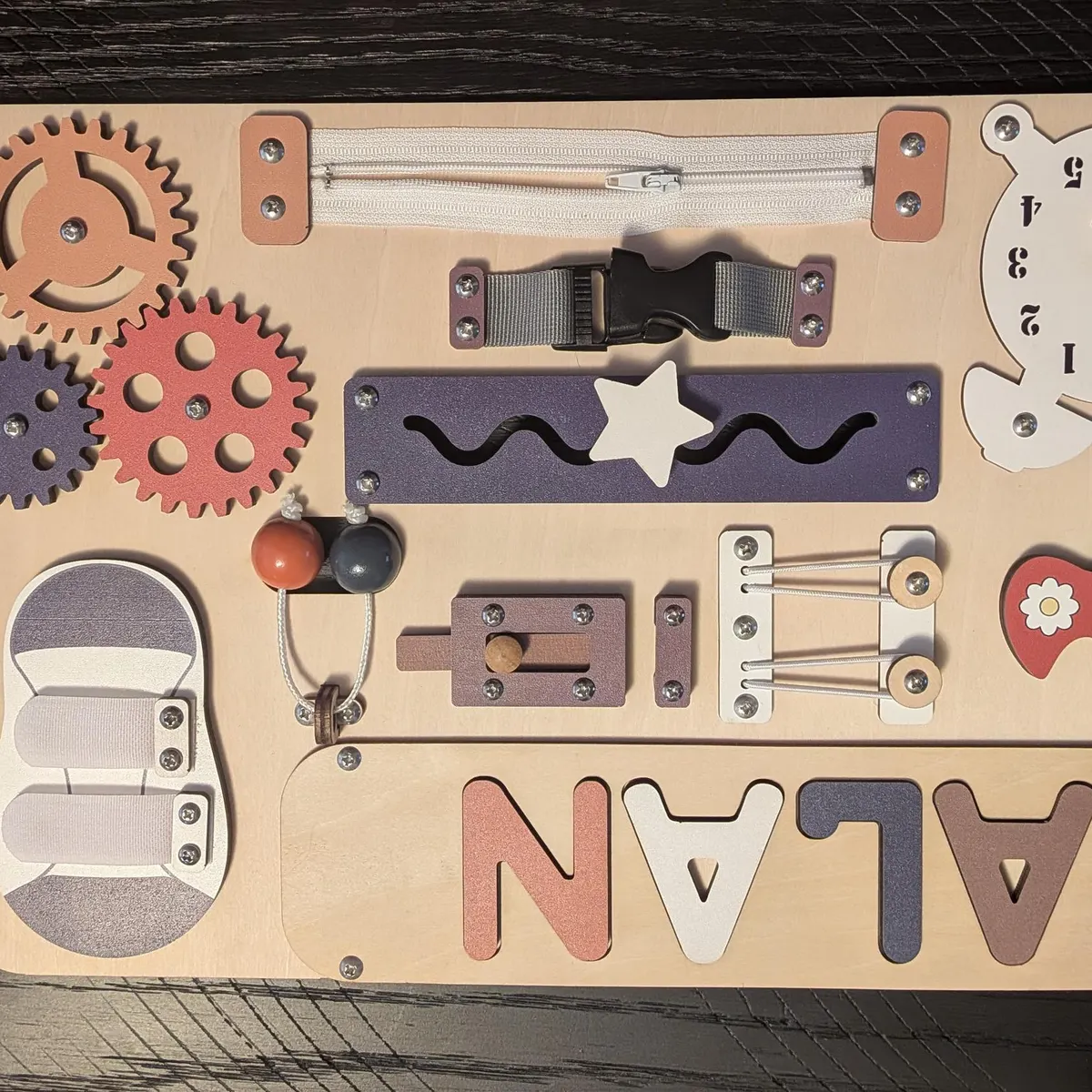 All-in-One – Wooden Montessori Busy Board photo review