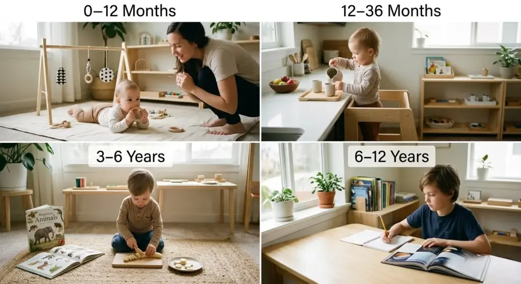 montessori at home by age