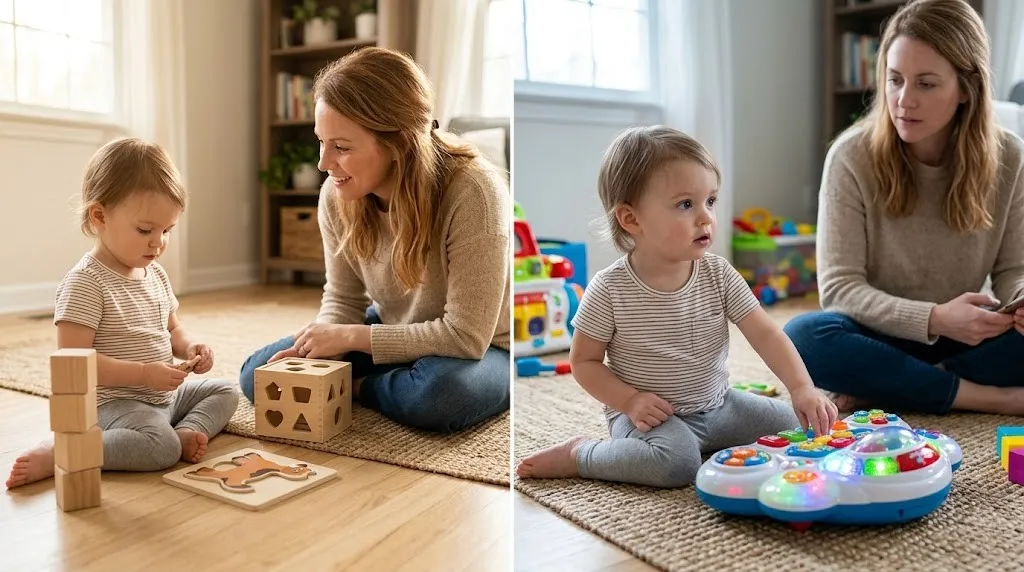 passive toys and active learners