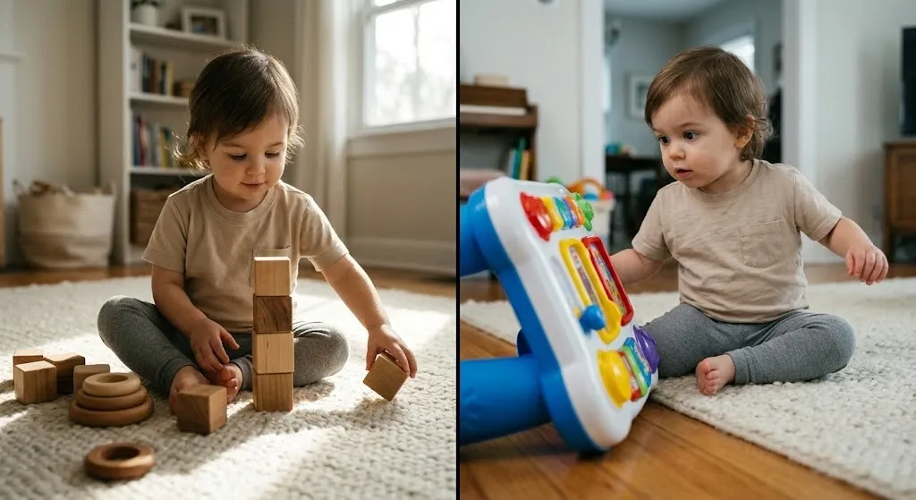 why wooden toys feel calmer the sound science explained