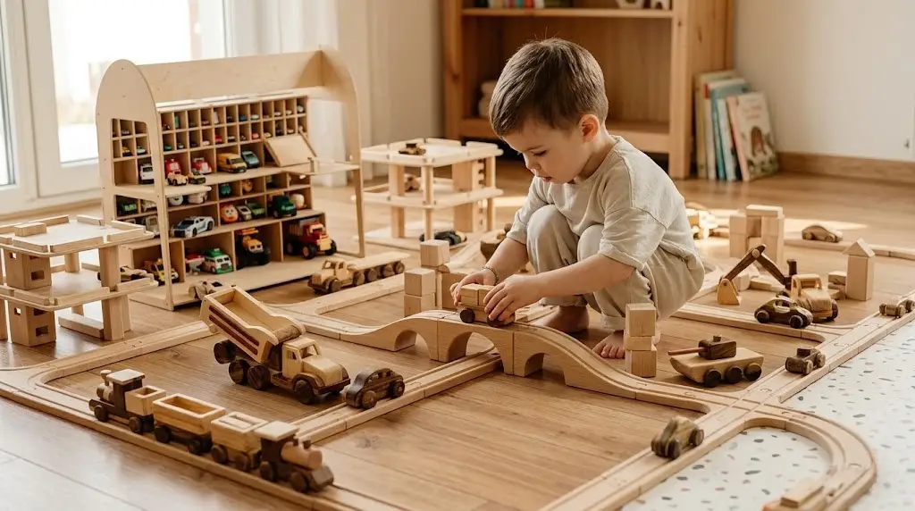 4 year old deep concentration wooden toys