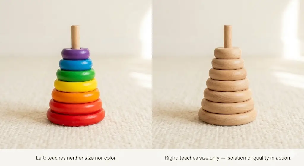montessori stacking rings comparison