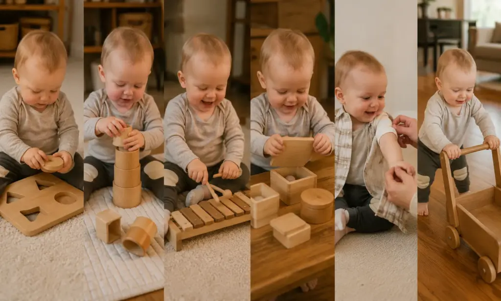 montessori activities for 10–12 months
