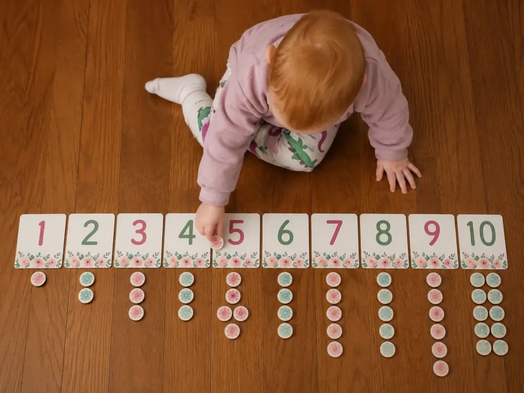 montessori cards counters odd even 3 year old