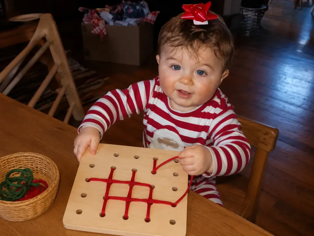 montessori lacing board 30 months