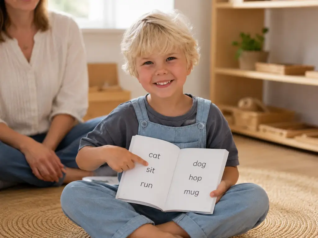 montessori phonetic reading book 5 year old