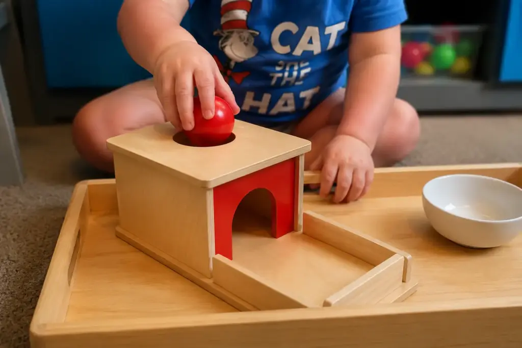object permanence box 12 months