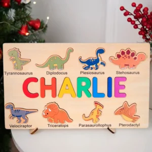 Montessori Dinosaurs Name Puzzle