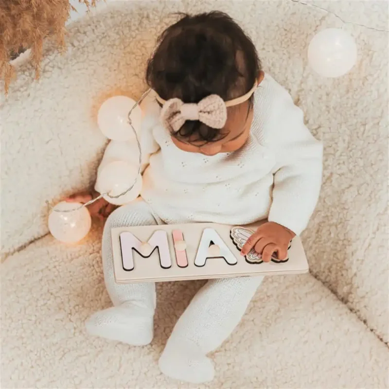 montessori name puzzle for girl 4
