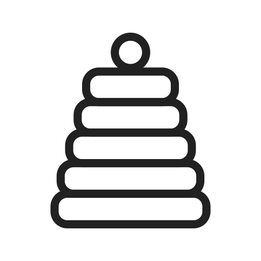 Home 3 stacking toy icon