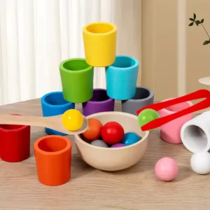 Montessori Balls in Cups