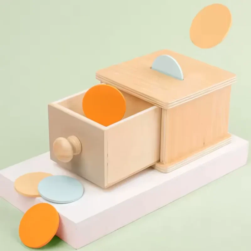 Montessori Coin Box with Drawer