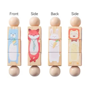 Montessori Cute Animal Spinner Puzzle