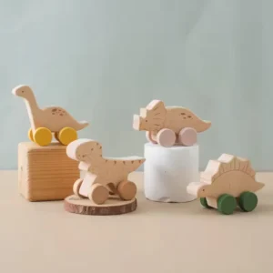 Montessori Dinosaur Cartoon Car