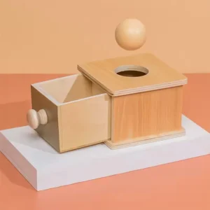 Montessori Object Permanence Box with Drawer