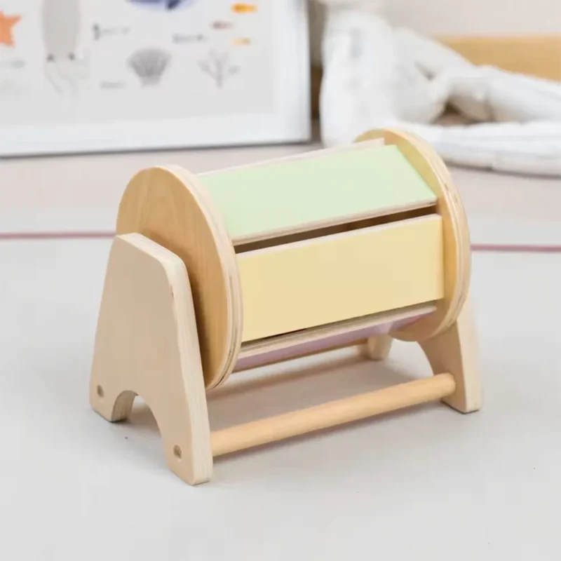 Montessori Spinning Drum Toy