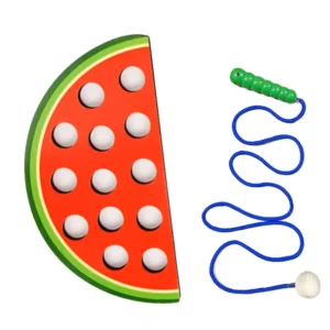 Montessori Watermelon Threading Activity