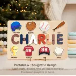 baseball-wooden-montessori-name-puzzle-portable-thoughtful-design baseball wooden montessori name puzzle portable thoughtful design