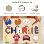 baseball-wooden-montessori-name-puzzle-safe-sustainable baseball wooden montessori name puzzle safe sustainable