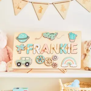 dino adventure wooden montessori busy board