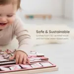 dress up day wooden montessori busy board safe sustainable