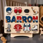 hockey theme name puzzle