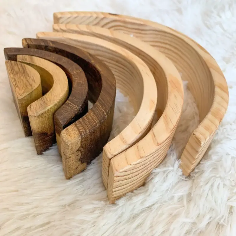 montessori wooden rainbow stacker final 2