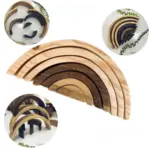 montessori wooden rainbow stacker final 4