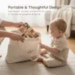 personalized name wooden montessori busy board portable thoughtful design