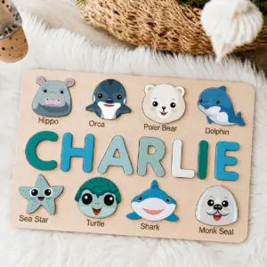sea creatures name puzzle