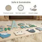 sea-creatures-wooden-montessori-name-puzzle-safe-sustainable sea creatures wooden montessori name puzzle safe sustainable