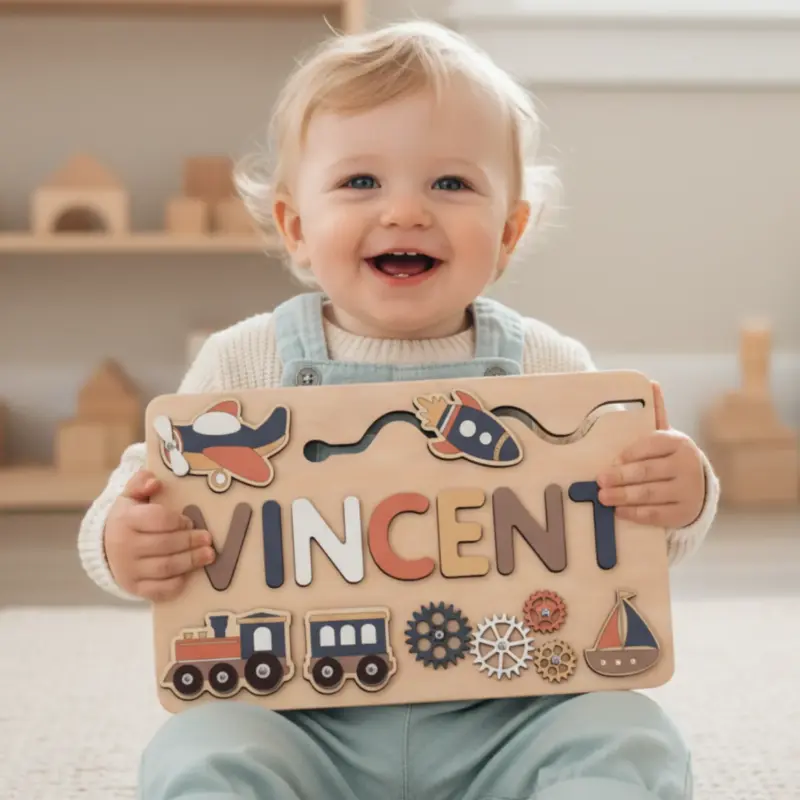 travel adventure wooden montessori busy board