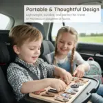 travel adventure wooden montessori busy board portable thoughtful design