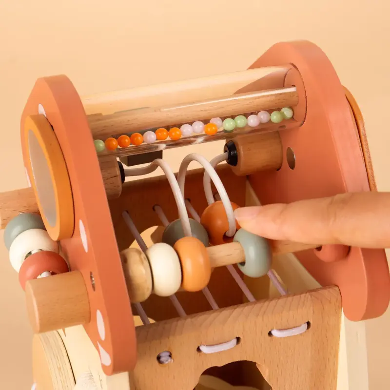 wooden montessori mushroom toy 3