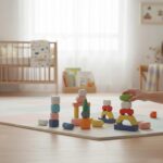 wooden montessori rainbow stacking toy 4