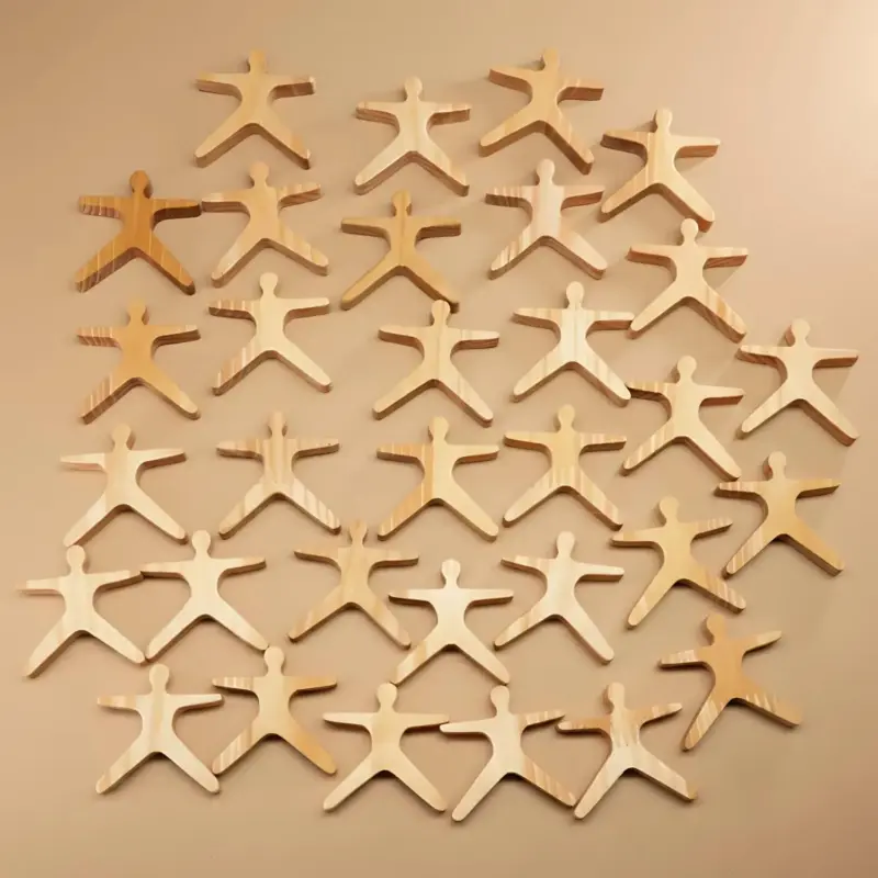 wooden people balance 2