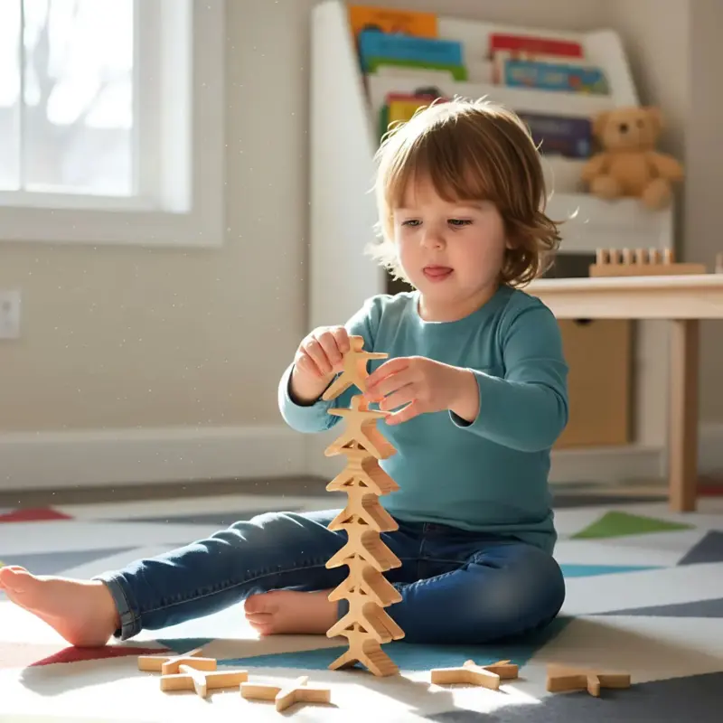 wooden people balance