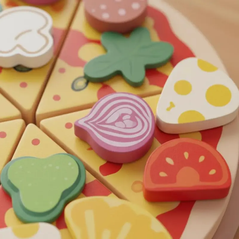 wooden pizza cutting toy 3