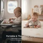 zips buckles wooden montessori busy board portable thoughtful design