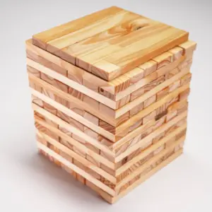 100 creative wooden building blocks