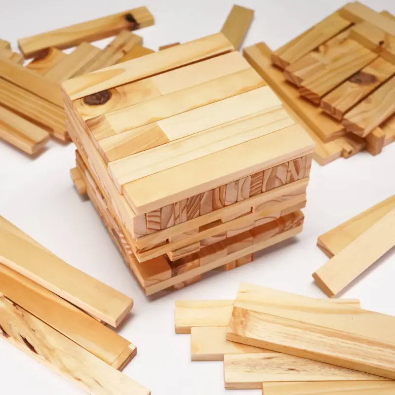 100 creative wooden building blocks 4