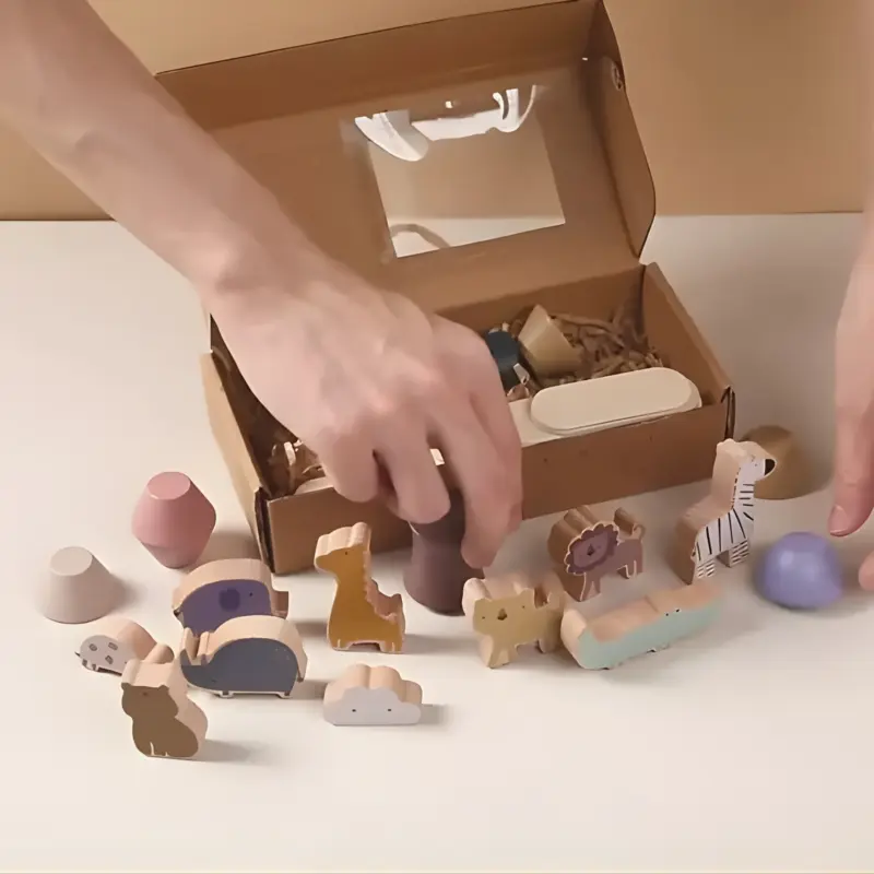 animal balance stacking toy 2