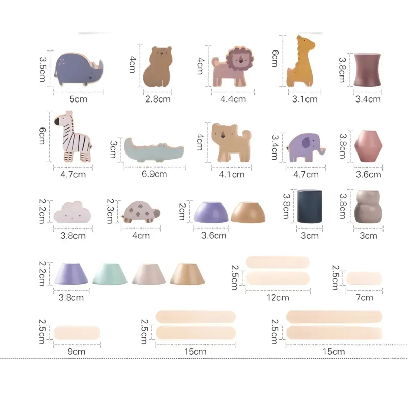 animal balance stacking toy 4