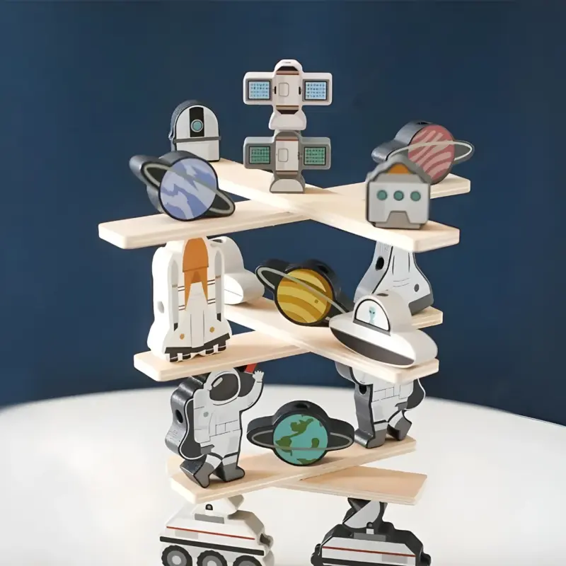 astronaut-wooden-stacking-toy astronaut wooden stacking toy
