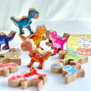 dinosaur balance stacking toy