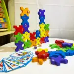 emotion faces wooden puzzle blocks 2